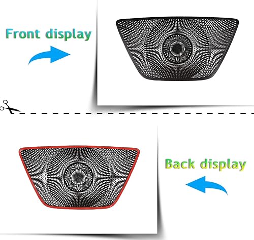 Miniatura 2 de CHEYA Aleación de aluminio negro coche tablero altavoz cubierta ajuste para BMW X5 G05 2019 auto accesorios