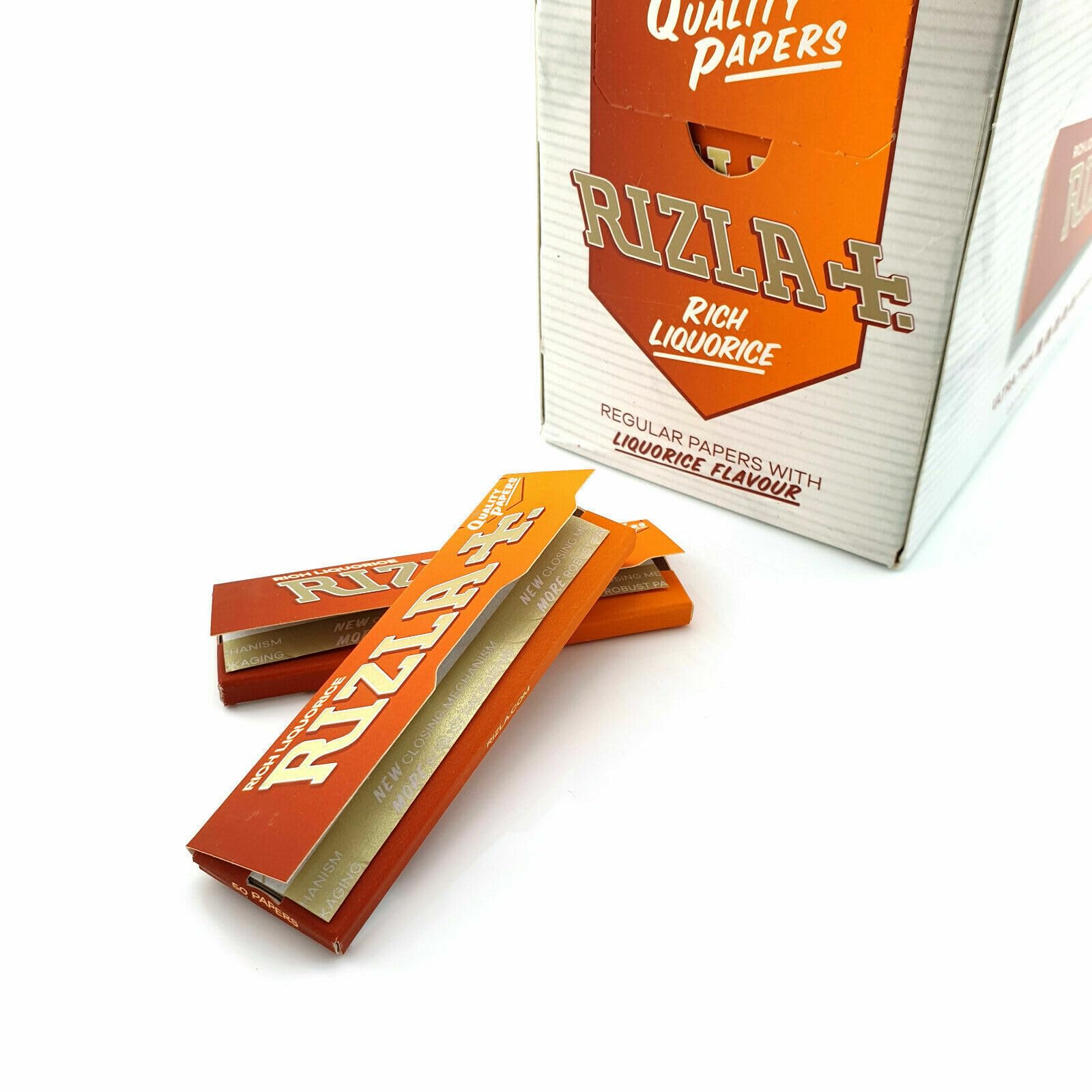 Rizla Regular Liquorice Papers 50 Packs/Booklets