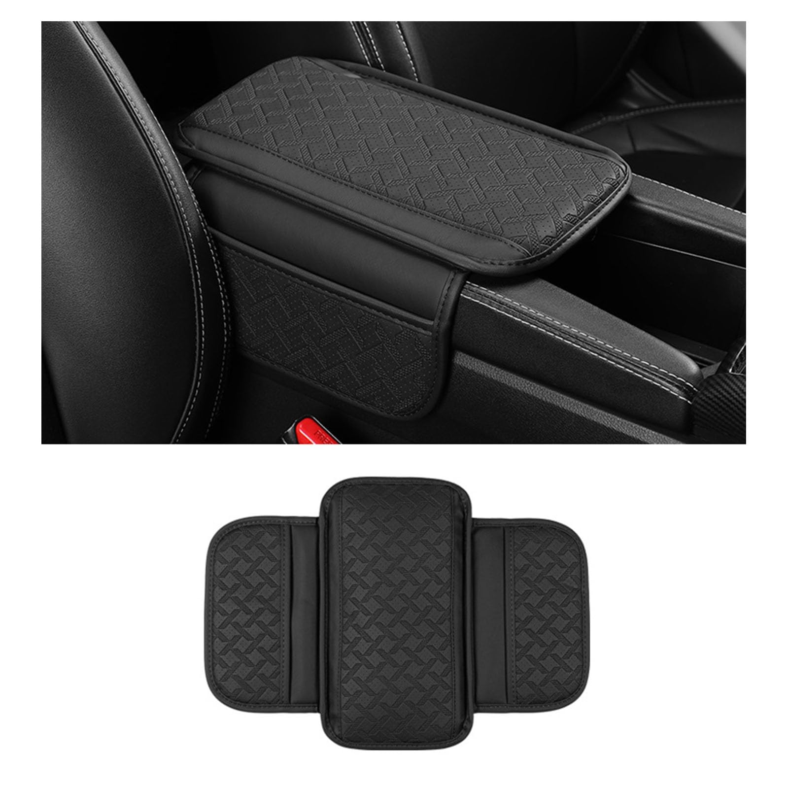 エクリプスクロス 車中泊マット 車中泊 後部座席マット マットレス 折りたたみ式 車用ベッド 三菱 エクリプスクロスPHEV GL3W型 ~現行 に適用 車用アームレストクッション 収納ポケット付き 高さ調整可能 滑り止め付き