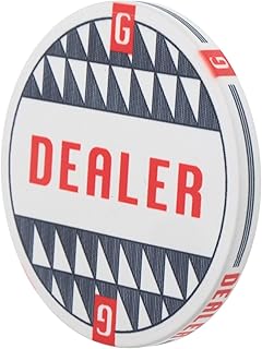 Händlerknopf Poker Zubehör Keramik Doppelseitig Glatt Leicht Tragbar Für Pokertisch Party Spielzubehör