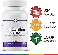 Vista 4 de Stop Aging Now PurZanthin Ultra Natural Astaxantina 12 mg cápsulas blandas (paquete de 1)
