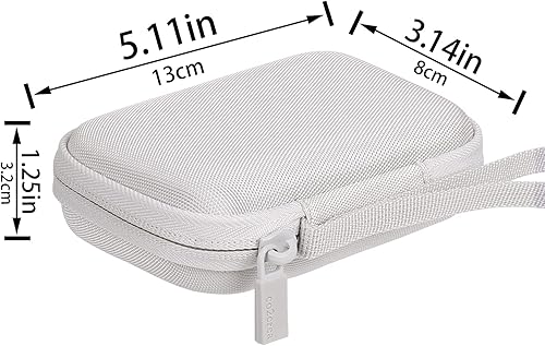 Miniatura 7 de co2CREA Reemplazo de funda rígida para Samsung T7 Shield unidad portátil de estado sólido (funda beige)