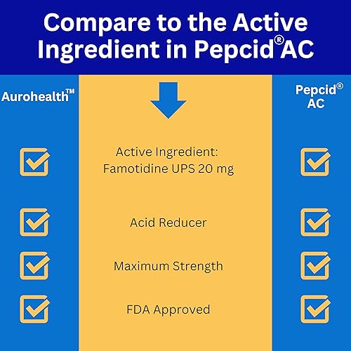 Miniatura 3 de Famotidine 20mg Tableta, 100 unidades (comparado con Pepcid AC Max)