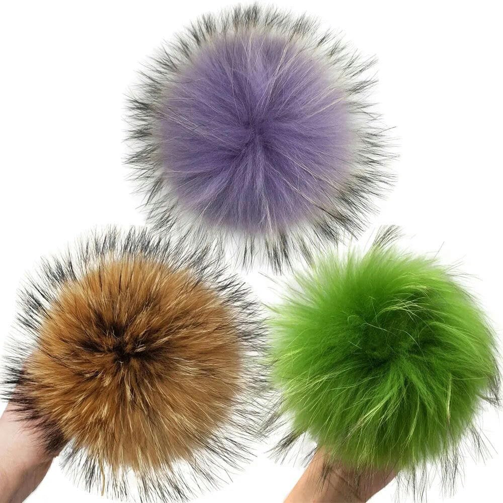 20 Pezzi DIY Finta Pelliccia di Volpe Pon Pon con p6144 20 Pezzi DIY Finta Pelliccia di Volpe Pon Pon con p6144