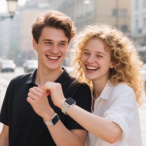 Miniatura 7 de Dressy Apple Watch - Pulsera compatible con Apple Watch Band de 1.49, 1.57, 1.61, 1.65, 1.73, 1.77, 1.77, 1.77, 1.77, 1.77, 1.7, 1.73, 1.77, 1.77,