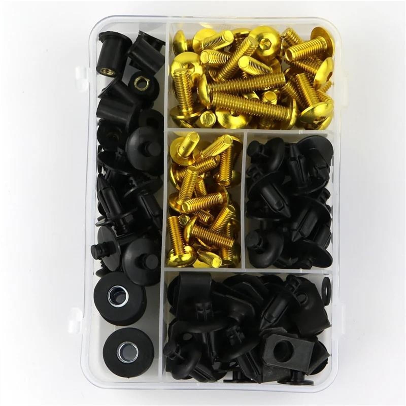 Complete Fairing Bolts Kit Nuts Windshield Clips For Suzuki For HAYABUSA GSX1300R GSXR 1100 GW250F B-King CNC Alloy(Gold)