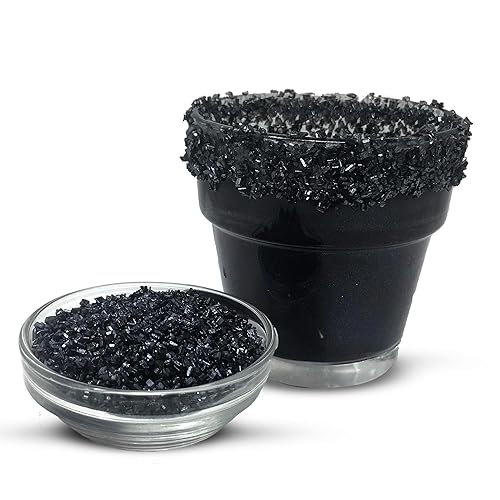 Miniatura 29 de Snowy River Purple Cocktail Sugar - Rimmer de cóctel morado de color natural certificado Kosher (botella de 2 onzas, cristal mediano) America,Brillo