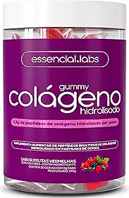 GUMMY de COLÁGENO VERISOL® com 2,5g de Peptídeos Bioativos por Gummy e Tecnologia Alemã - 30 Doses - Sabor Frutas Vermelhas