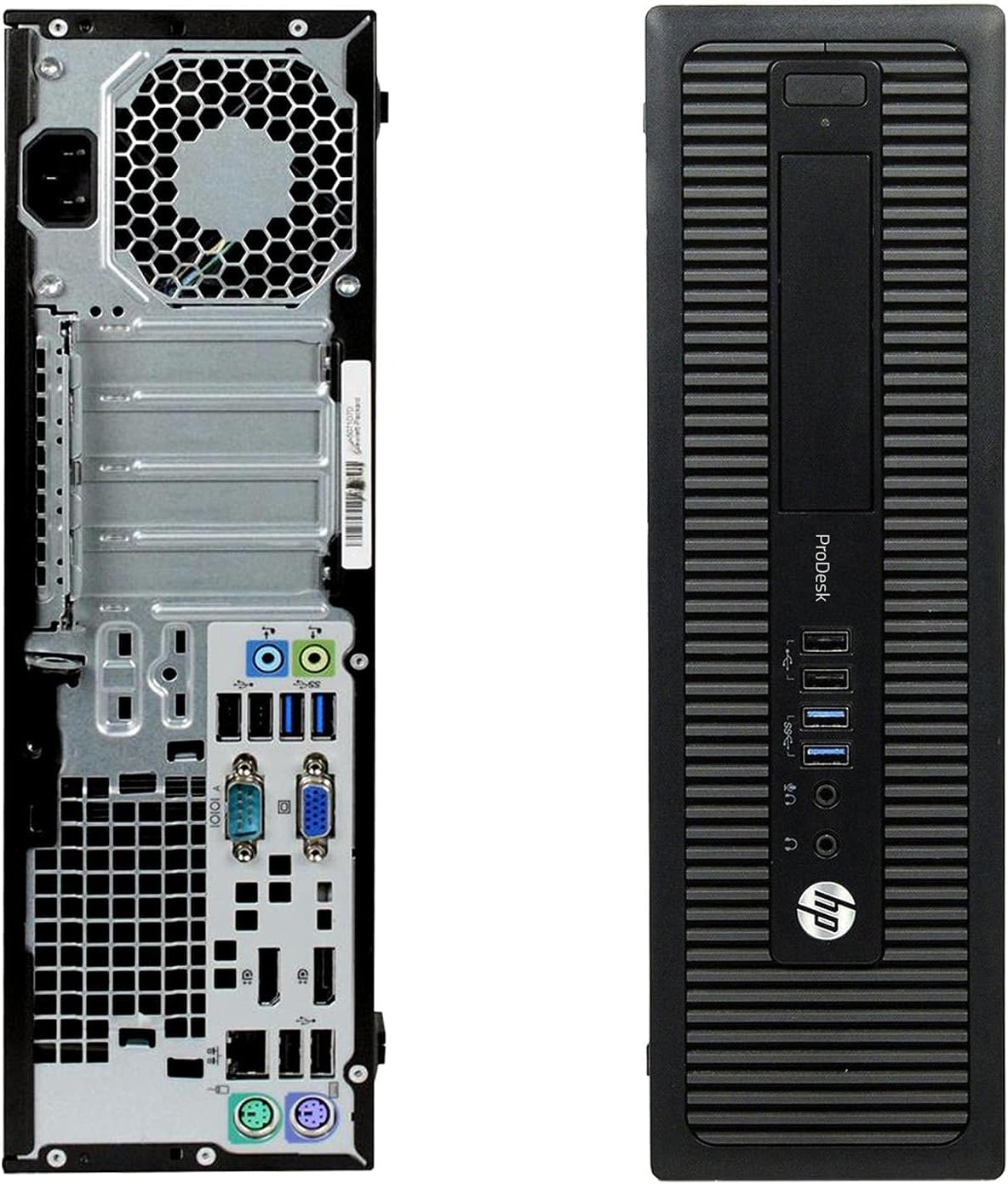 HP Prodesk 600 G2 SFF Desktop Computer, Intel Core i5-6500, 8 GB de RAM, 500 GB HDD, Teclado QWERTY Estadounidense, WiFi, Bluetooth, Windows 11 Pro (reacondicionado)