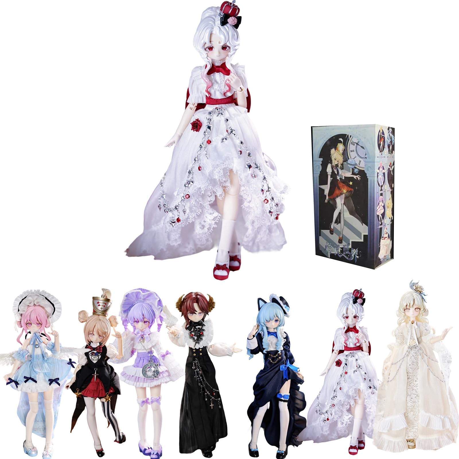 GNATAPIAY 1/8 BJD Doll Blind Box, Kawaii The Paradox of Freedom