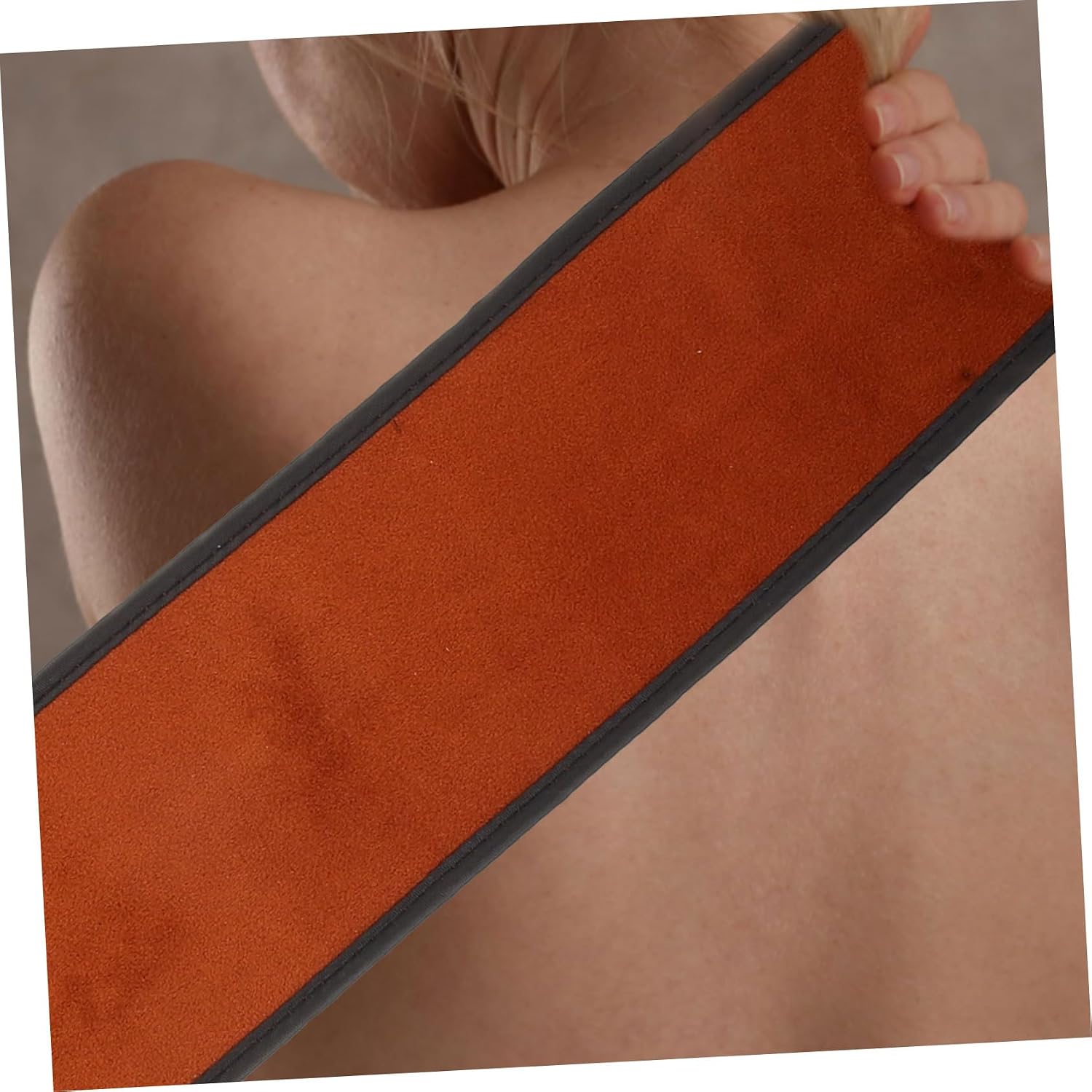 2Pcs Tanning Applicator Strip Flocking Lotion Applicator Tool for Self-Tanning Long Exfoliator Massager for Back