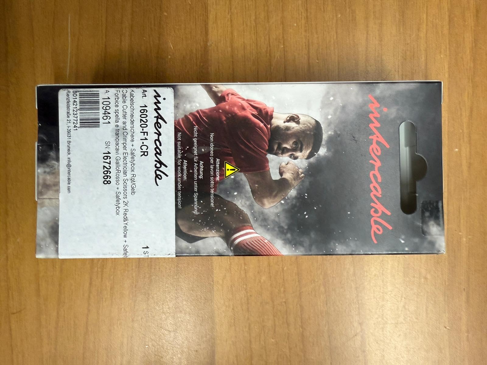 Generico INTERCABLE FORBICE PROFESSIONALE DA ELETTRICISTA F1 16020 SERIE LIMITATA SQUADRA CALCIO ROMA GIALLO ROSSA 16020-F1-CR