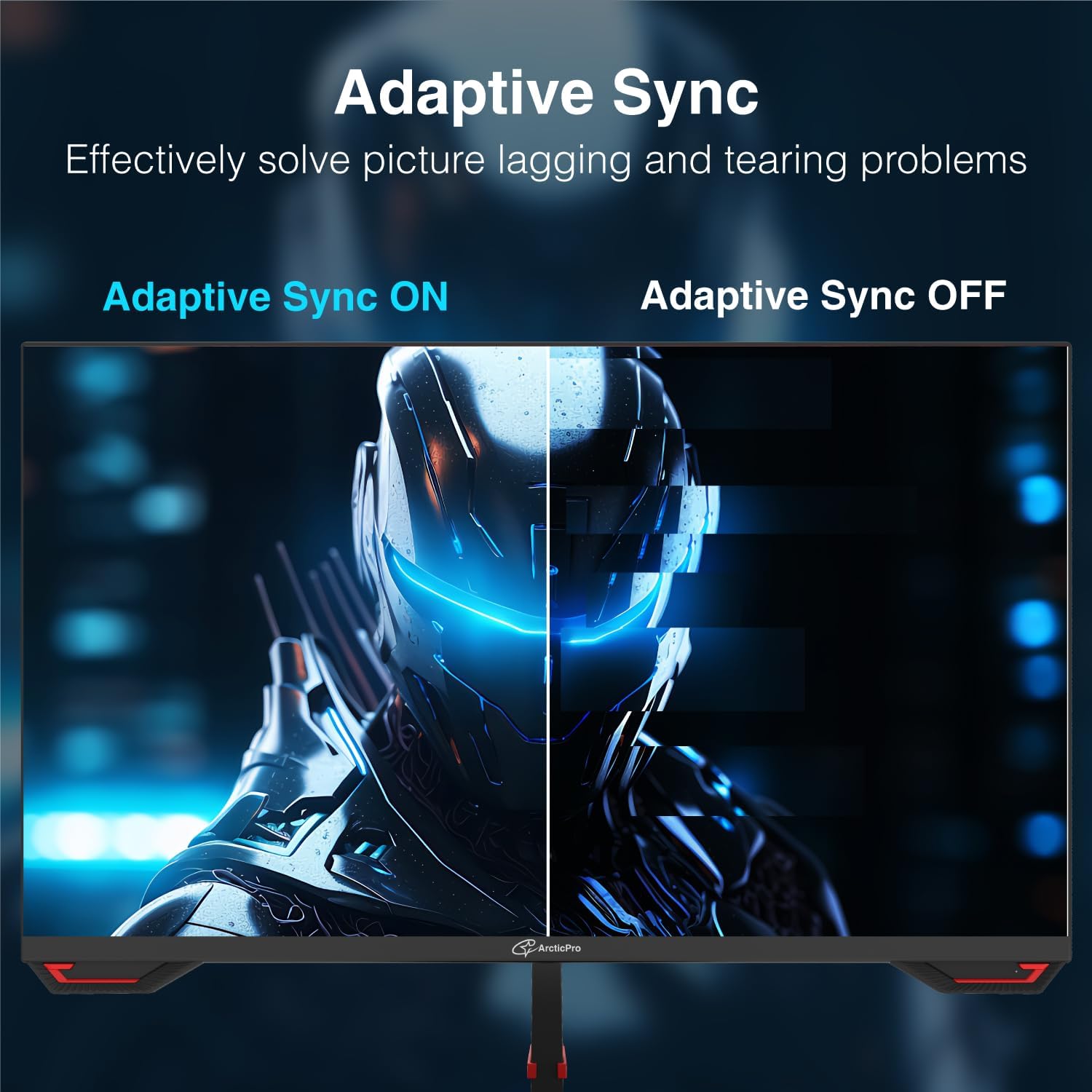 71QEDtA7TEL._AC_SL1500_ ArcticPro 24inch Gaming Monitor 200Hz 180Hz, FHD 1080p, IPS Panel, 1ms Response Time, Adaptive sync, PC Computer Monitor, 3-Sided Frameless, Ultra Slim, Bluelight Filter, DP*1, HDMI*1