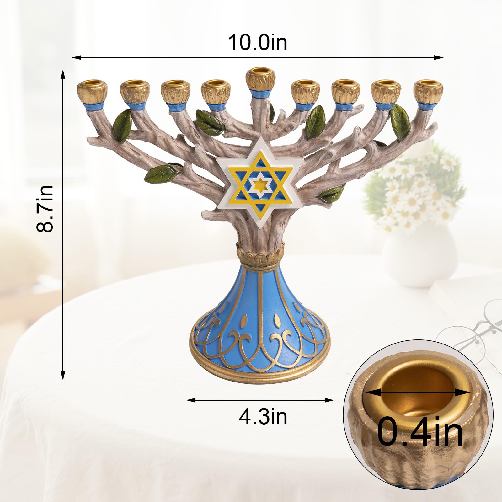 An Hanukkiah Menorah Menorah Represents A Traditional Jewish Holiday Hanukkah Stock Photo