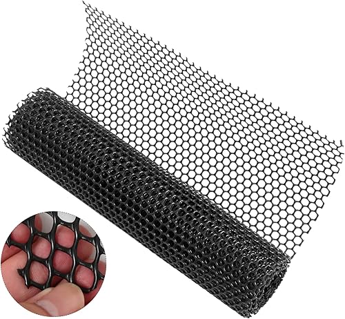 Miniatura 9 de GANAZONO 2 rollos de malla de plástico valla de malla de malla Red de valla de jardín Red de valla de jardín El marco Red de árbol reutilizable