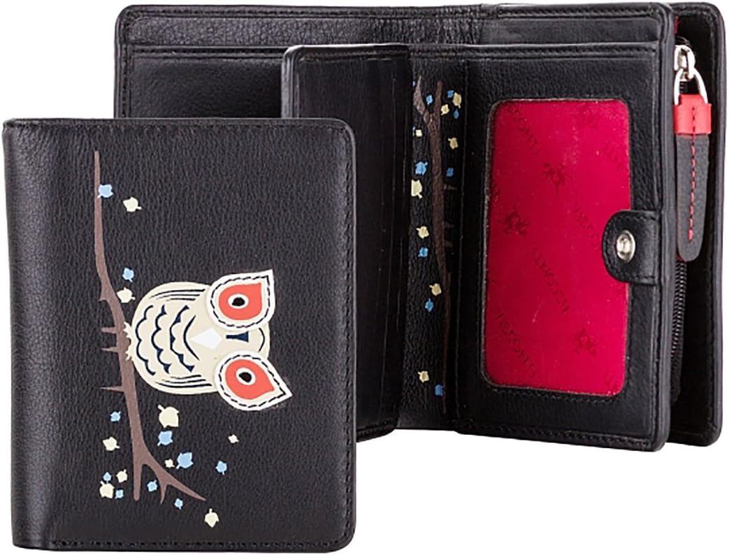 Visconti OWL Collection Digger OL70 Leather Coin Purse Wallet