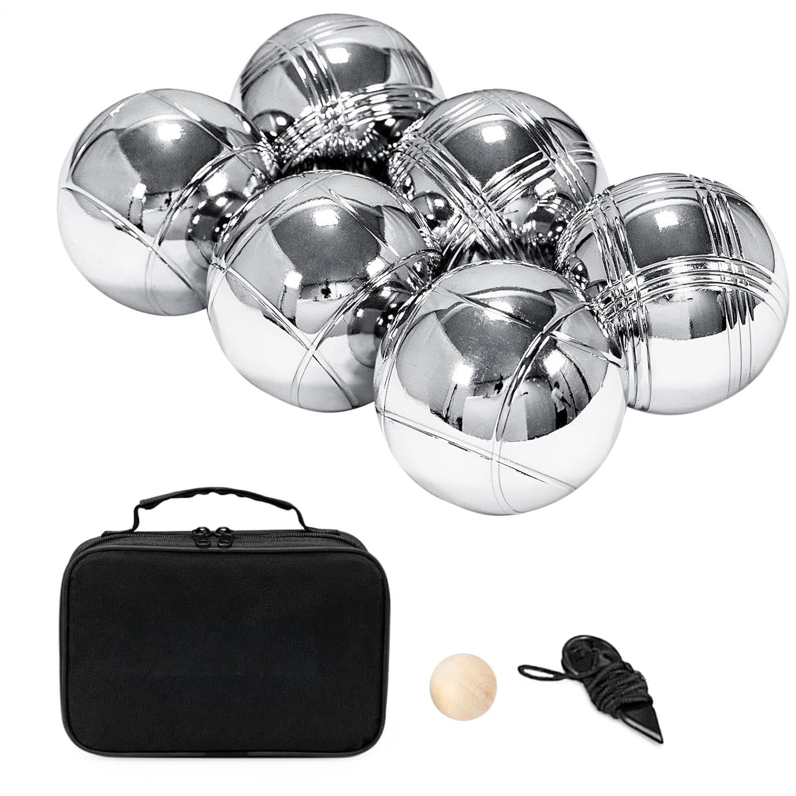 Boule-Ball-Set Tragetasche Mehrzweck-Spaß-Spielzeug | Die Outdoor-Freizeitspiele Für Familienspaß Am , Urlaub, Outdoor-Picknick, Kinder, Erwachsene, Sommer, Rasen, Camping,