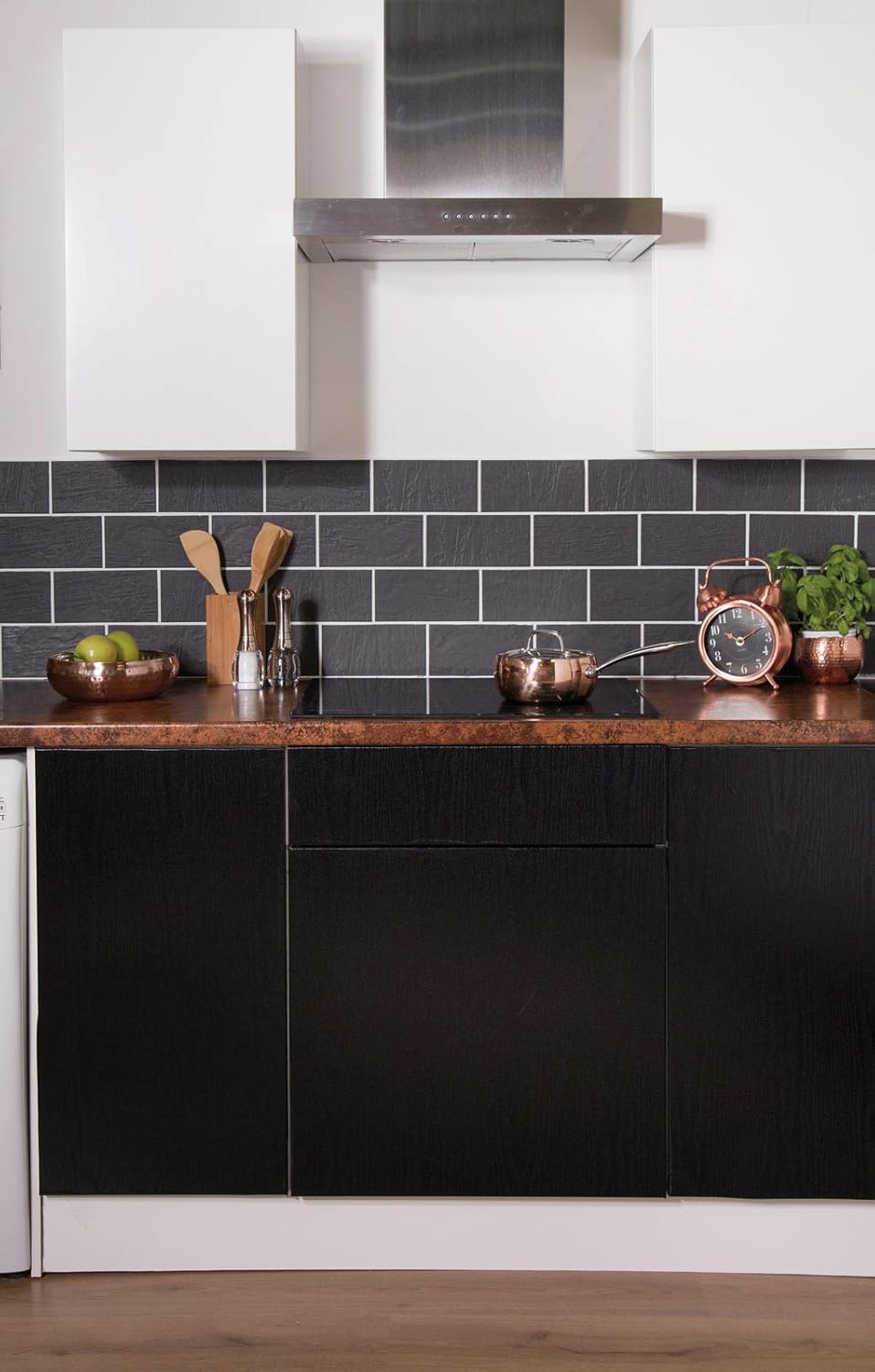 d-c-fix F3465015 Adhesive Film, Vinyl, Black, 200 x 90 cm