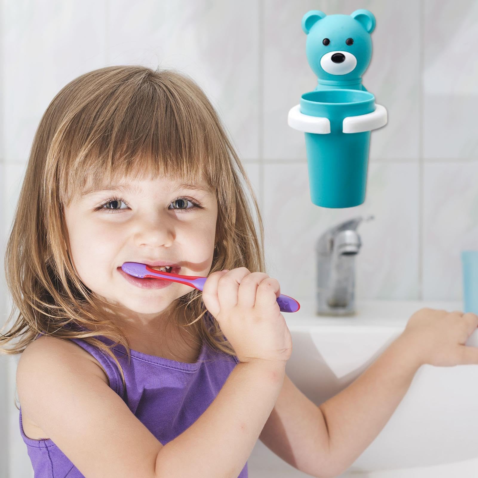 Porta Spazzolino Dentifricio per Bambini, Portaspazzolino da denti a