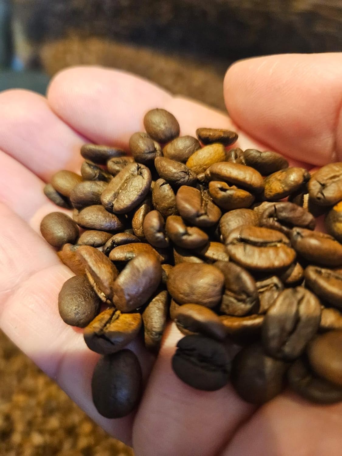 KoffeeONHOME Café en Grano 100% Arábica, Brasil, Tueste Medio Oscuro, 2 Paquetes de 1 Kg - 2 Kg