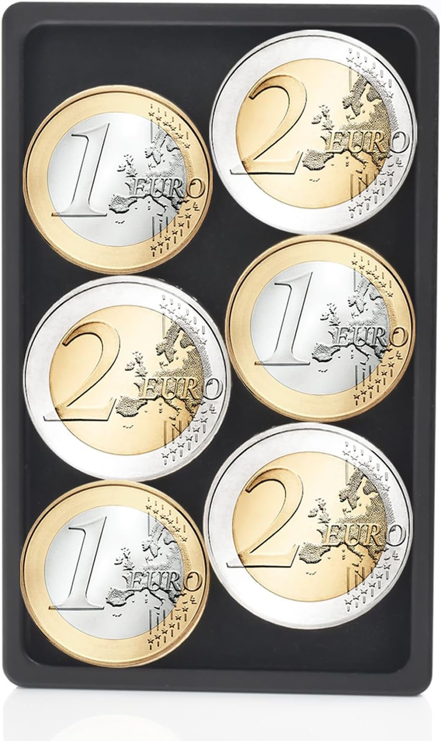Coin Holder | Aluminum Tray for Change | Extra Compartment for Slim Wallets and Credit Card Holders | RFID Blocker