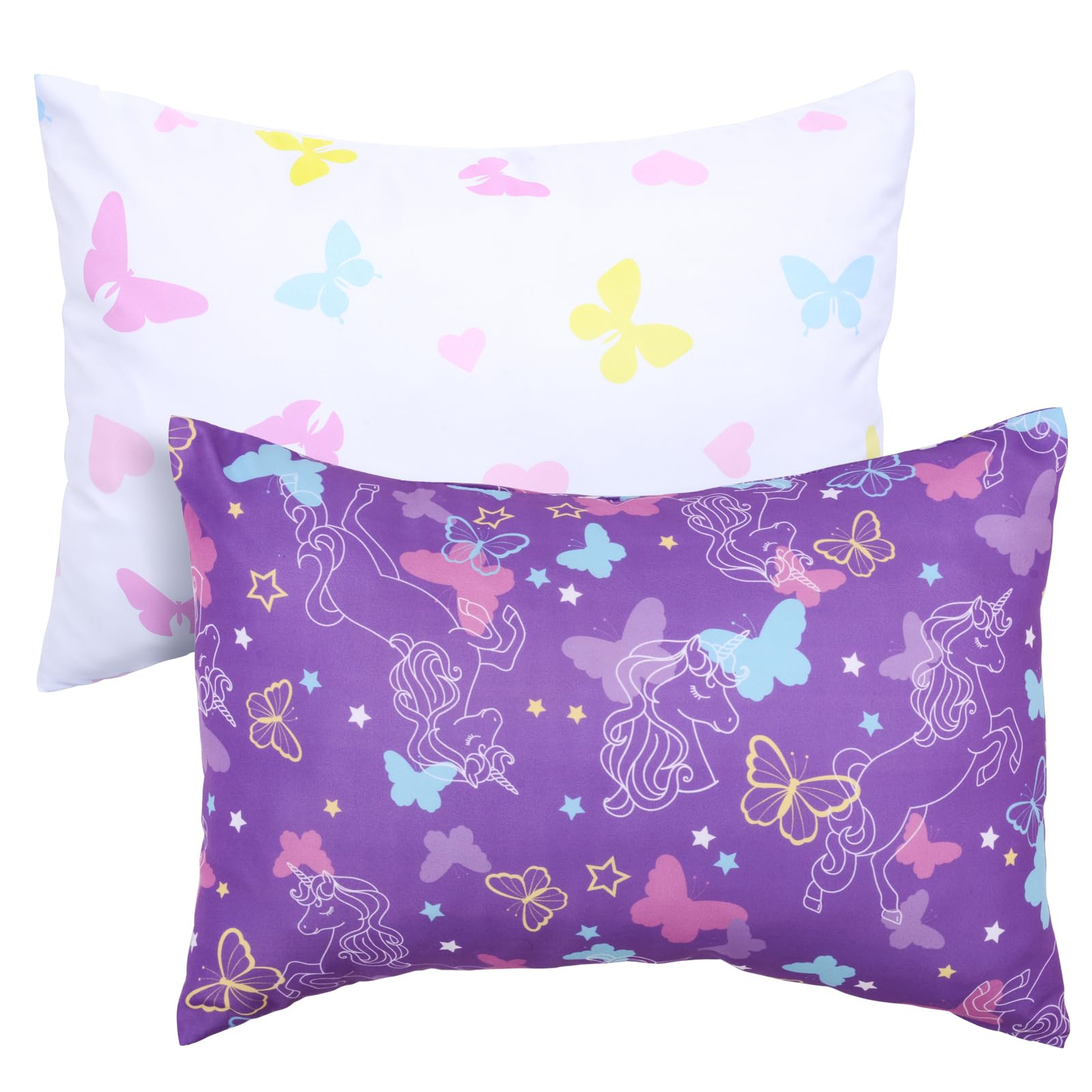 Uomny Toddler Pillowcases For Girls 13x18 12x16 14x19 Butterfly