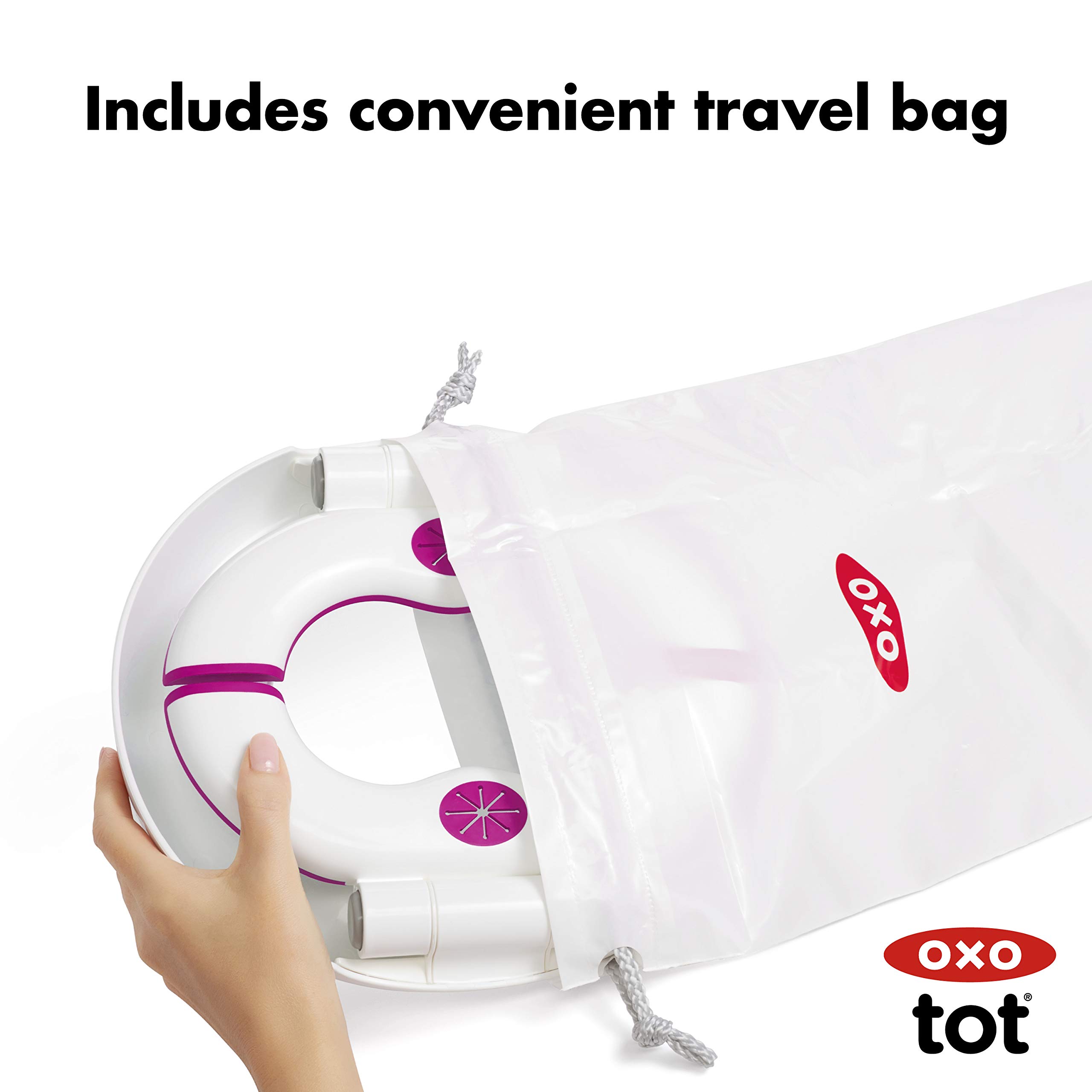OXO TOT - los viajes para ir al baño/WC Reductor 2 de 3, Rojo