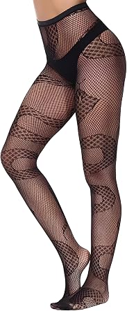 Snake Tights for Women Fishnet Tights, Fishnet Stockings Women Fish Nets