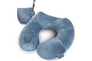 Inflatable Travel Neck Pillow for a Blissful Airplane Sleep Journey
