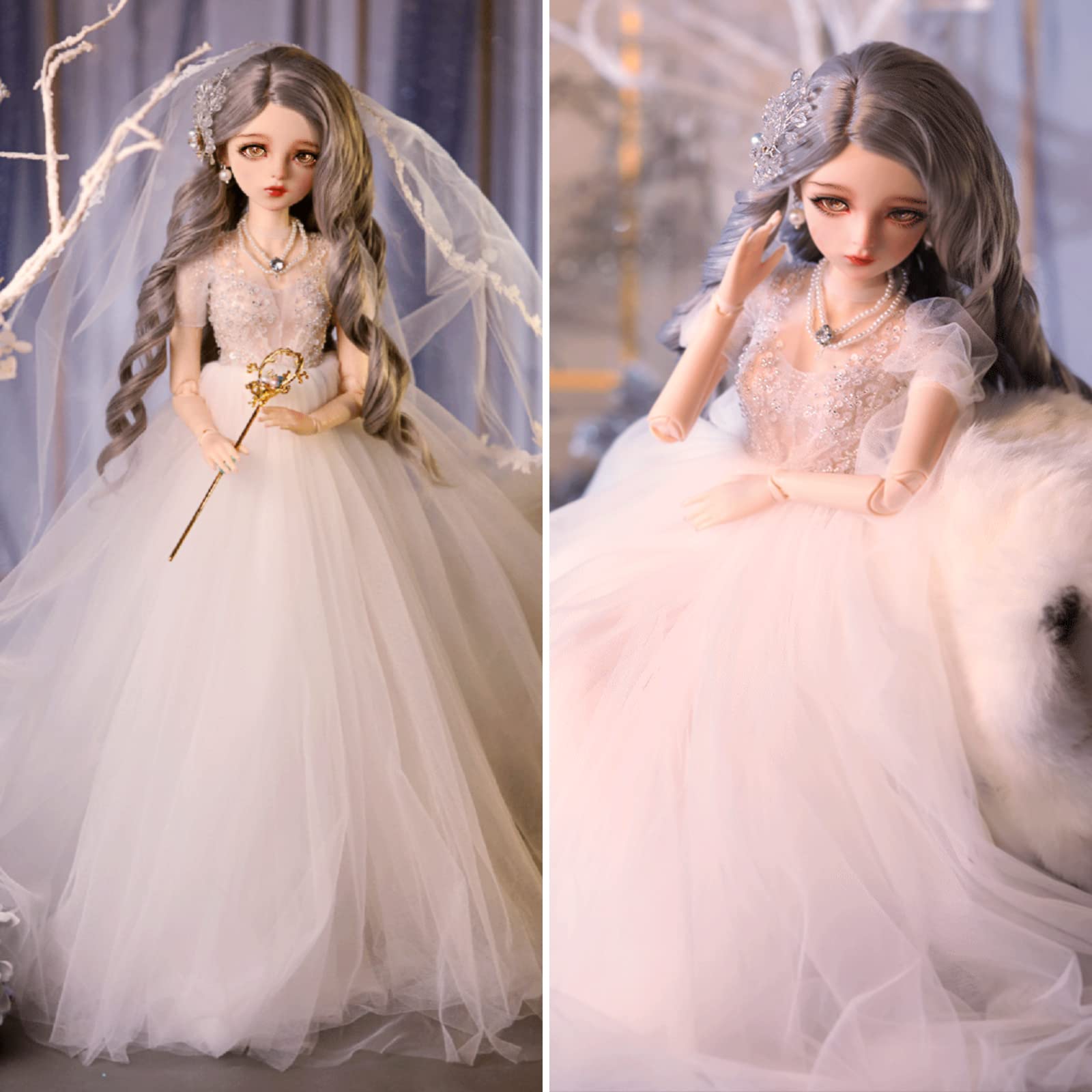 Amazon.co.jp: BJDドール 球体関節人形 1/3 60cm 人形本体 洋服