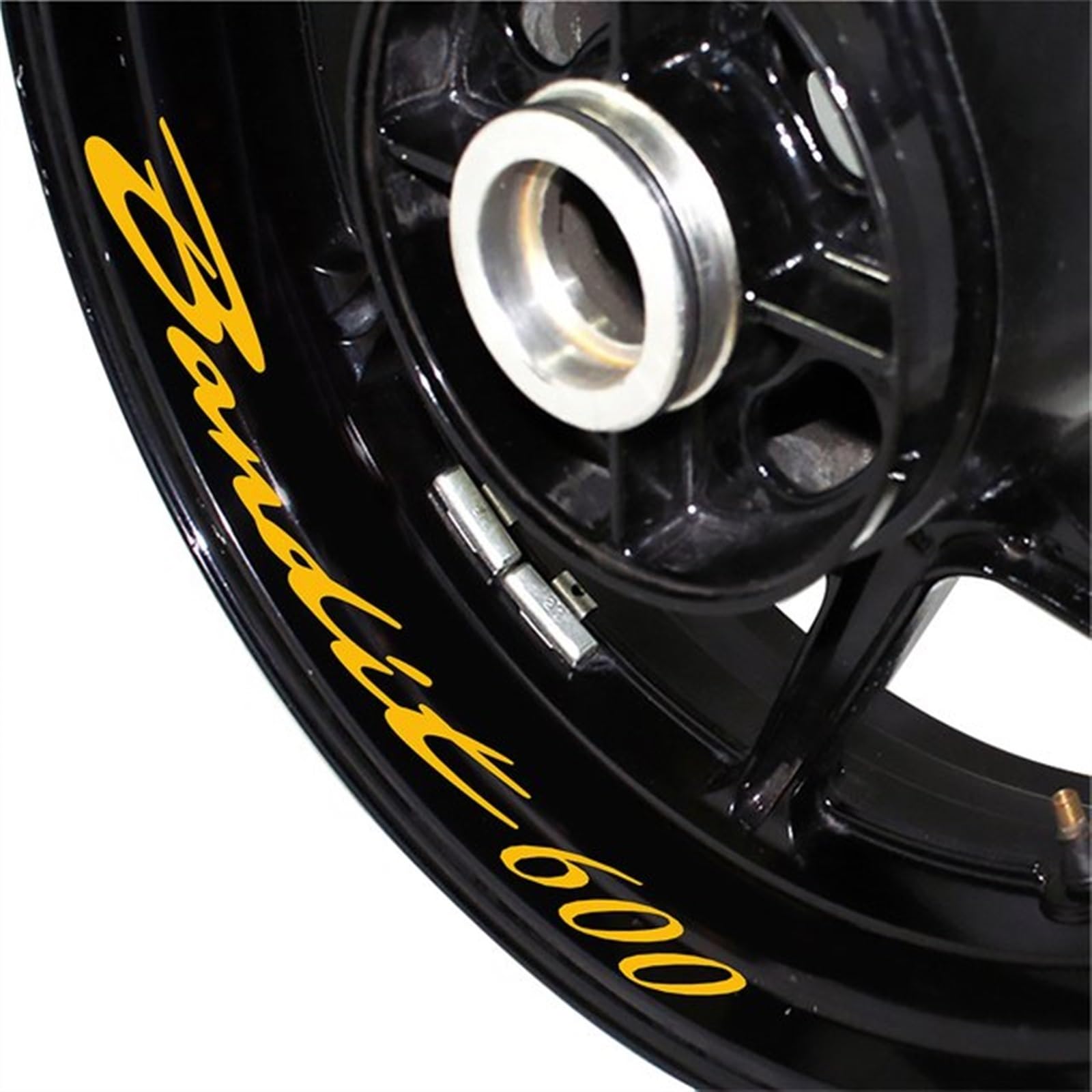 Motorcycle Wheel Sticker Inner Rim Reflective Protection Decal Decorative Film for Suzuki for Bandit 600 Bandit600 Decorative(Color5)