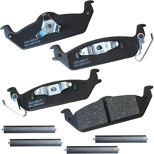Miniatura 149 de Bendix Pastillas de freno traseras de cerámica Premium SBC1100 para Nissan Frontier 2024-2005, Xterra 2015-2005, Suzuki Equator 2012-2009