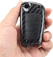 Carbon Fiber Remote Control Key Fob for Audi A4 A3 A6 A7 A8 Q3 Q5 S4 R8 TT