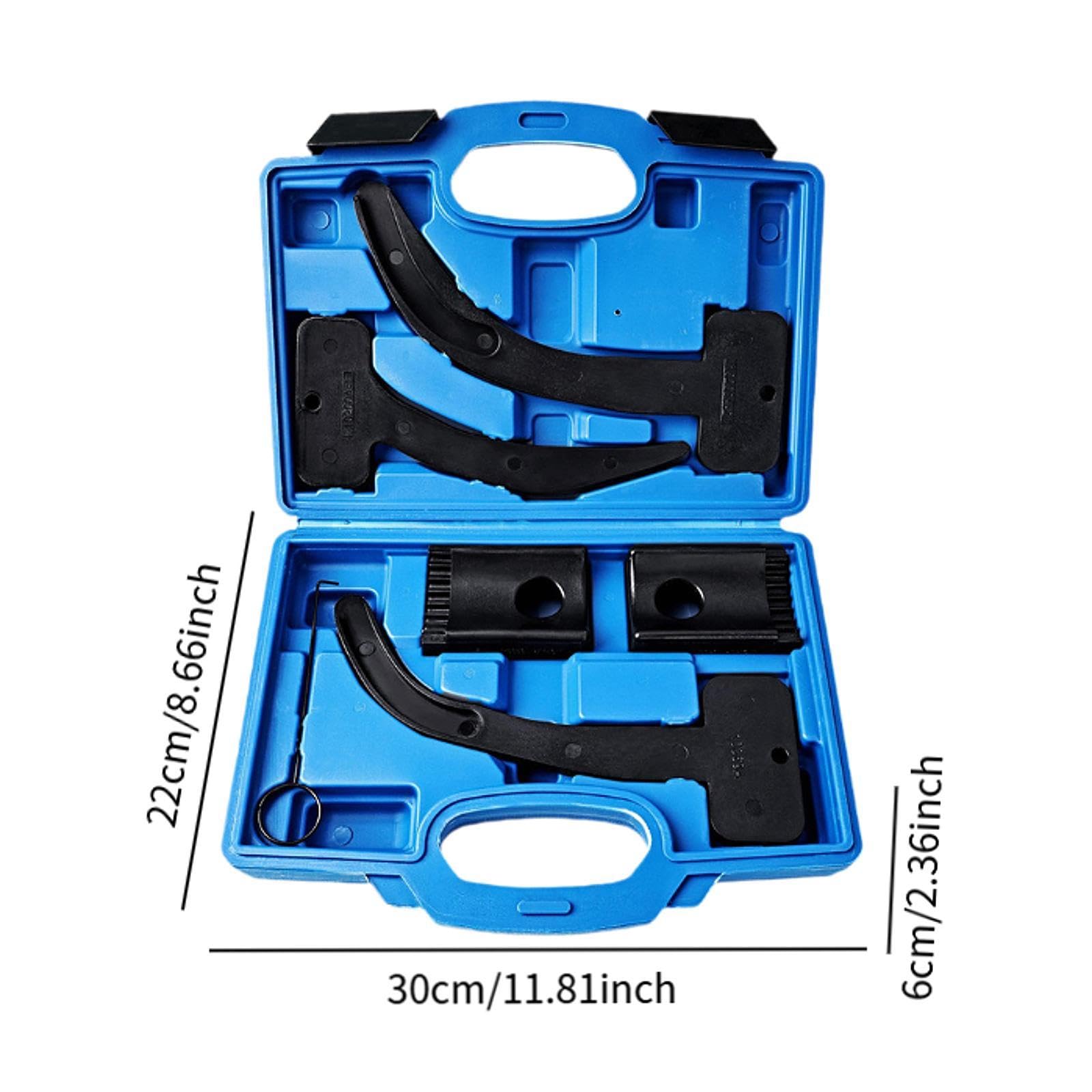 Bloccaggio Albero a Kit Temporizzazione Motore Attrezzi Officina Ricambio Professionale Materiale Robusto Adatto a Manutenzione Automobili, Blu
