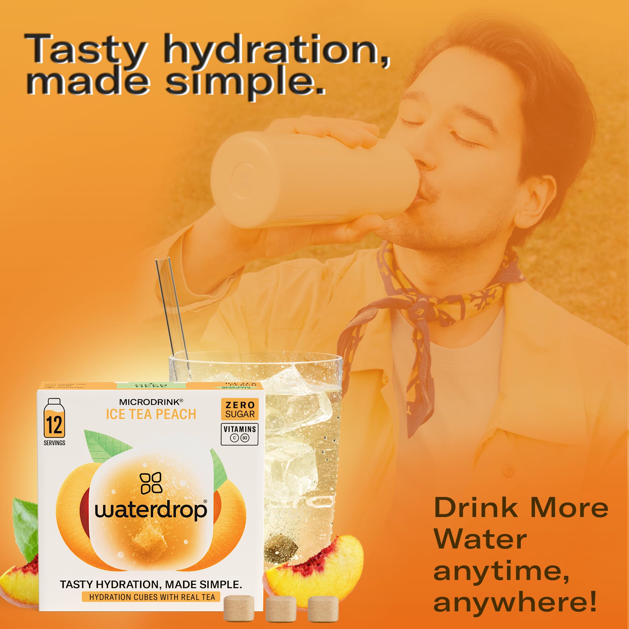 Amazon.com: Waterdrop Hydration Cubes with Vitamin C, B Vitamins
