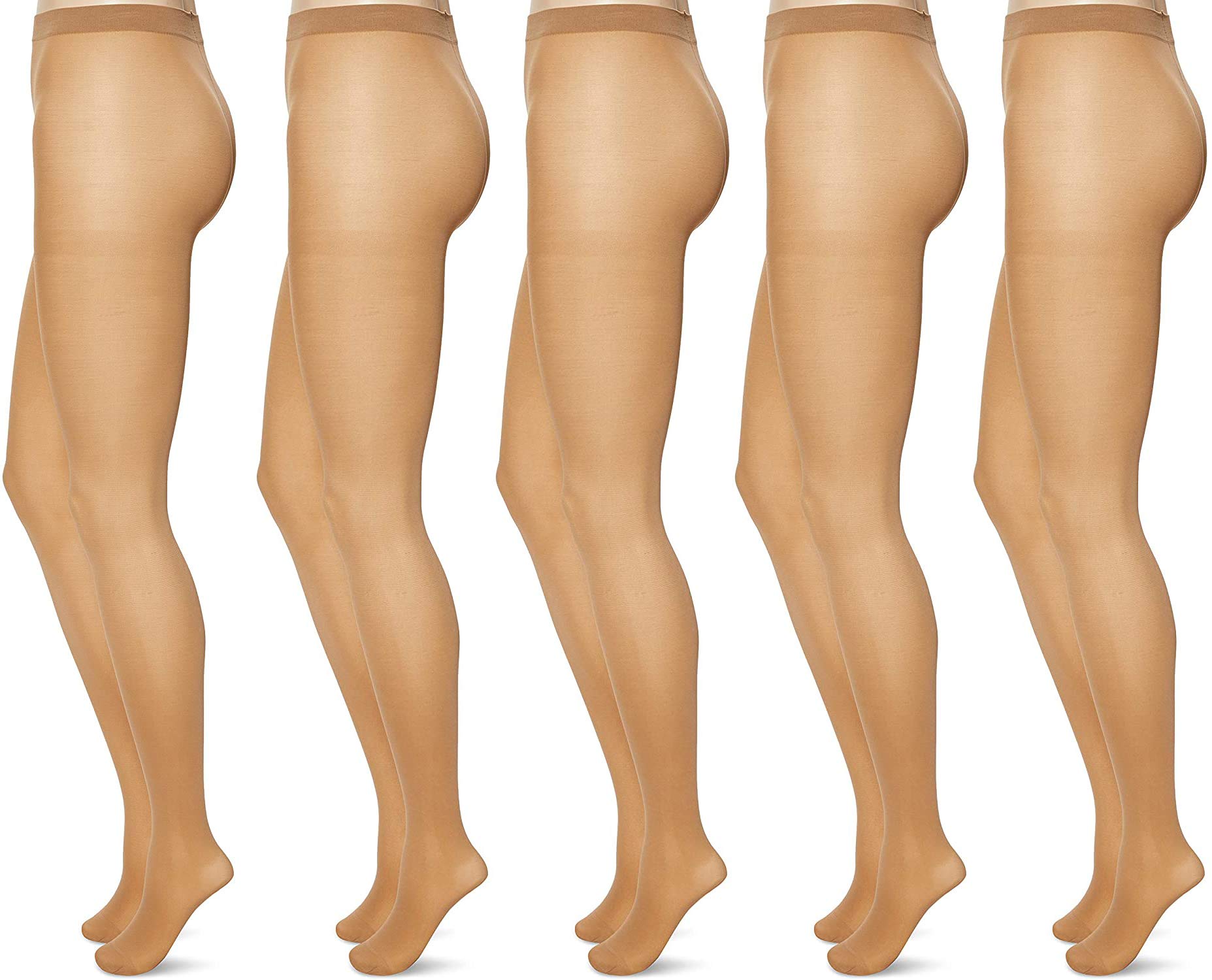 FM LondonWomen's Collants 40 Deniers (Lot De 5) Tights (pack of 5)