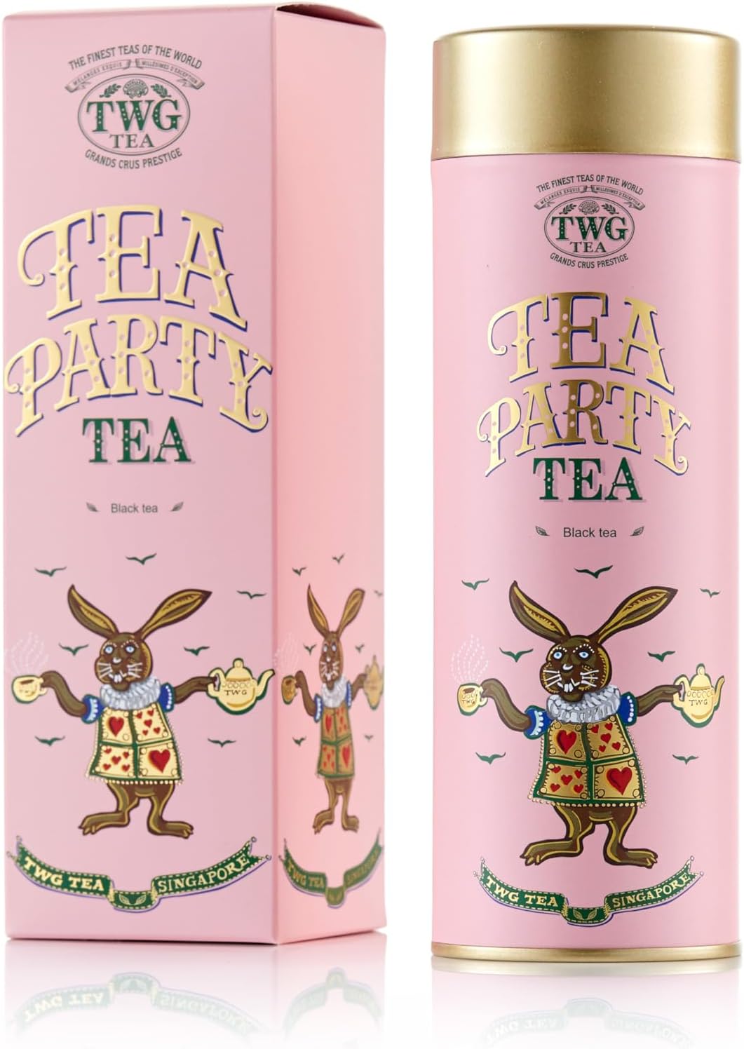 Tea | Tea Party | Loose Leaf BlackTea | Marigold & Tropical Fruits | Haute Couture Tin, 100g | Gift Set