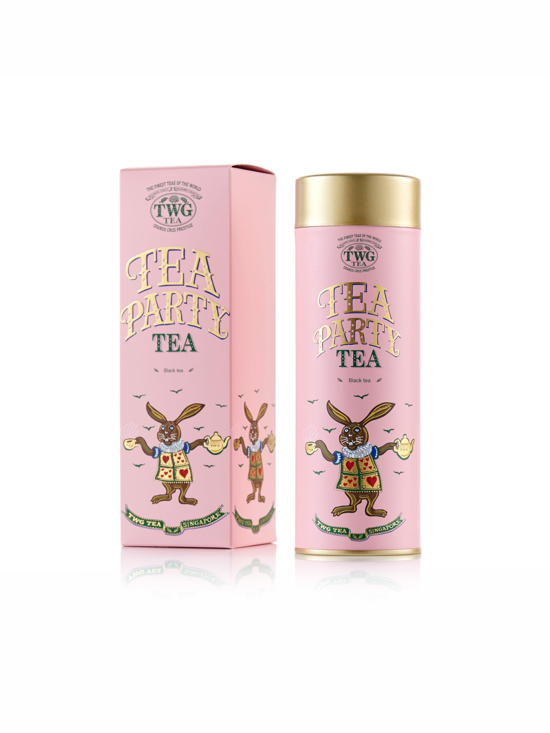 TWG Tea | Tea Party | Loose Leaf BlackTea | Marigold & Tropical Fruits | Haute Couture Tin, 100g | Gift Set