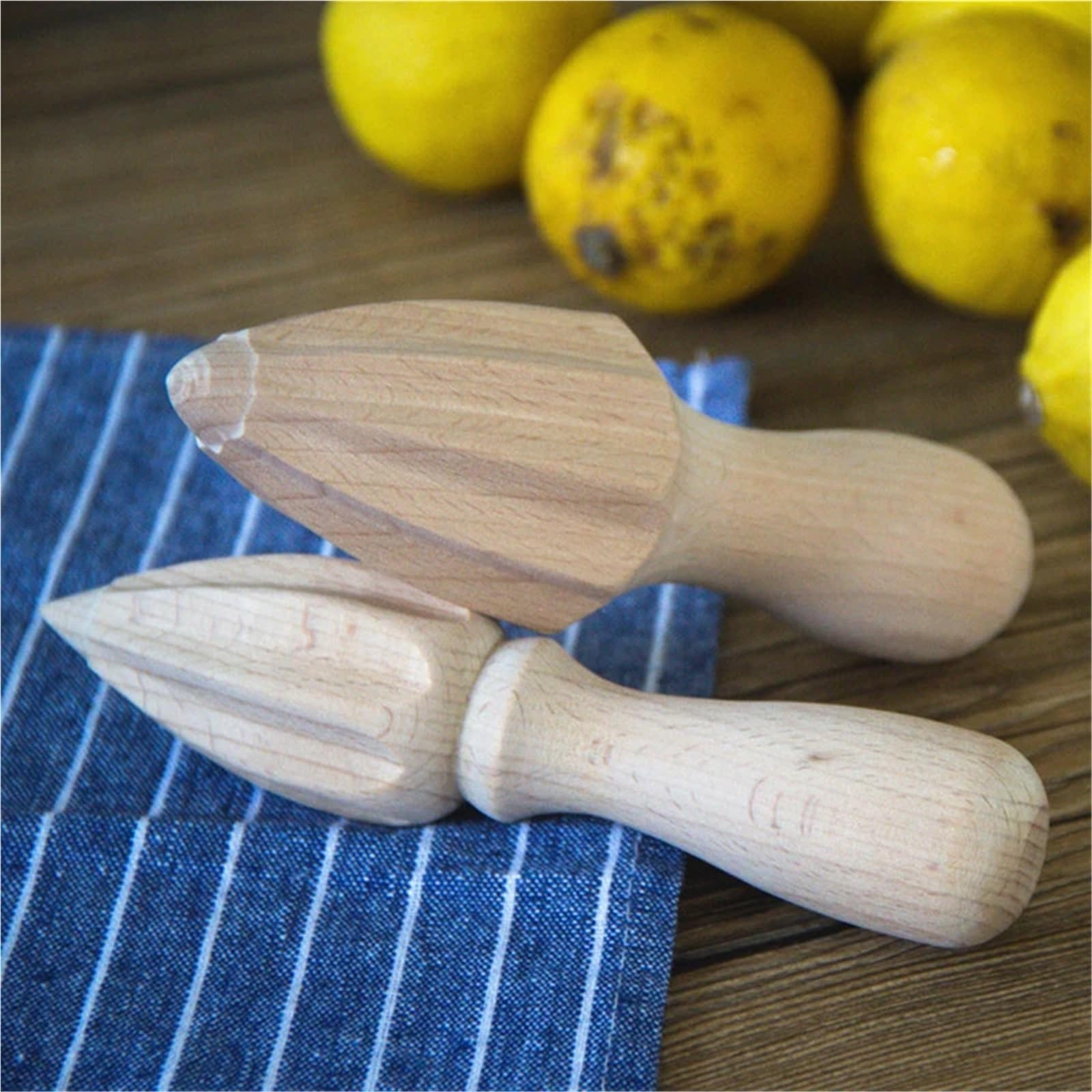 2 uds., serie de madera maciza, martillo limón haya, exprimidor Manual creativo, utensilio cocina, frutas Para Cocina Bar