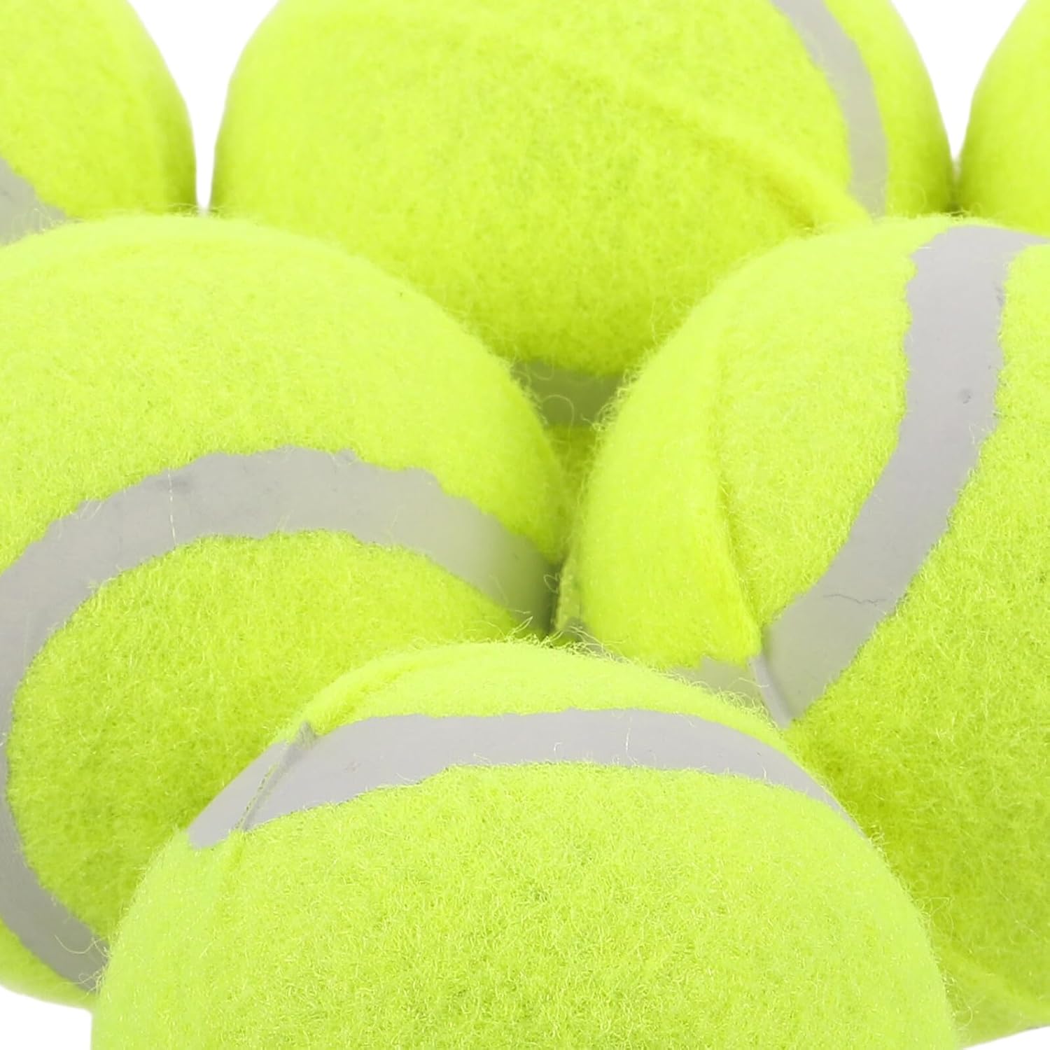 22pcs Dog Training Tennis Balls Rubber Chew Sturdy Fetch Balls Interactive Exercise Playing for Small Medium Large Dogs Pet Supplies
