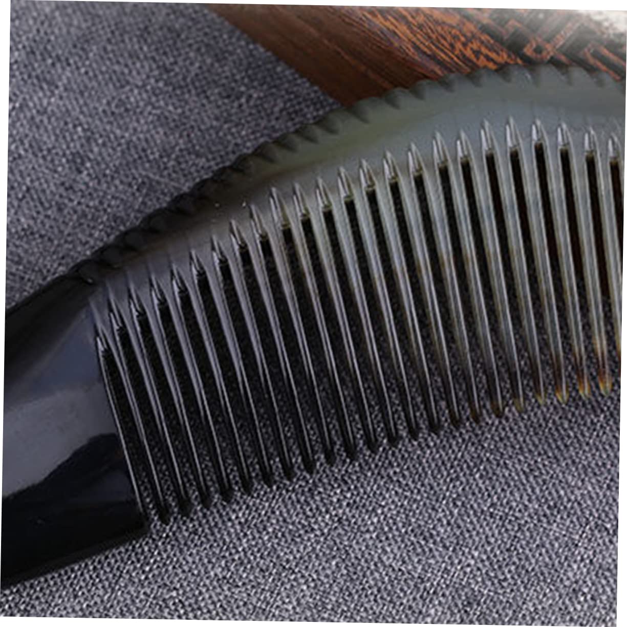 Beavorty 10stücke Tragbare Natürliche Hornkämme Handgefertigte Anti- -haarpflegekämme Für Für Entwirrung Und Kopfhautmassage Zufällige Farben