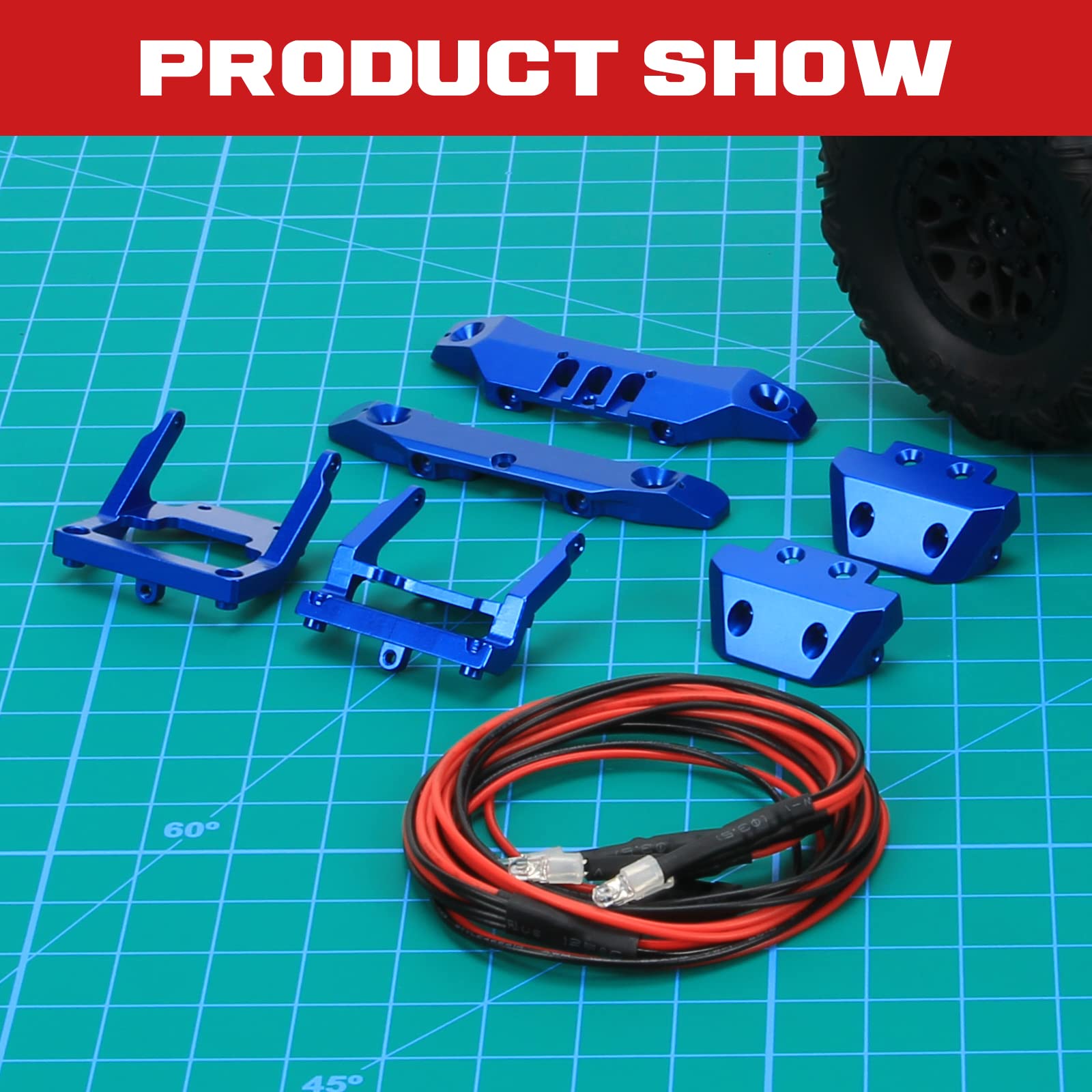 Latrax Teton Aluminum Front & Rear Suspension Arms 4-Pack Togo