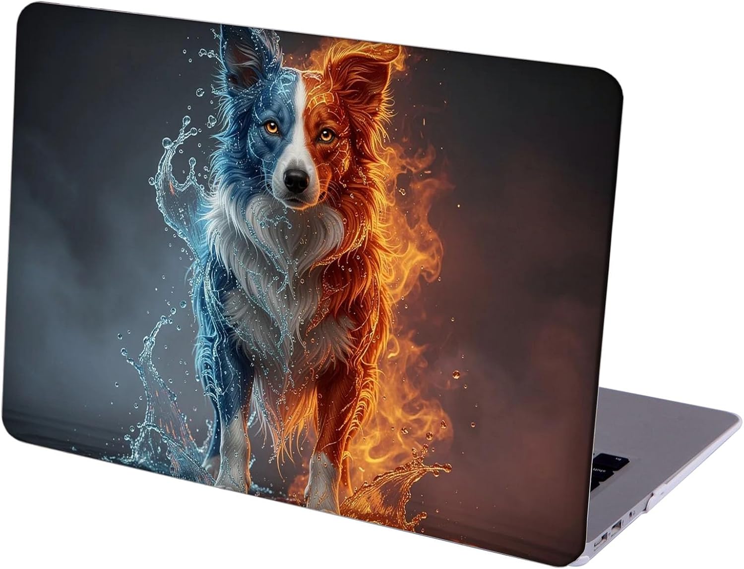 Compatible with MacBook Neo 13-inch, Hard Shell Case with Keyboard Cover and Screen Protector (A3404 A18 Pro chip, 2026 Release) - Border Collie MC22185