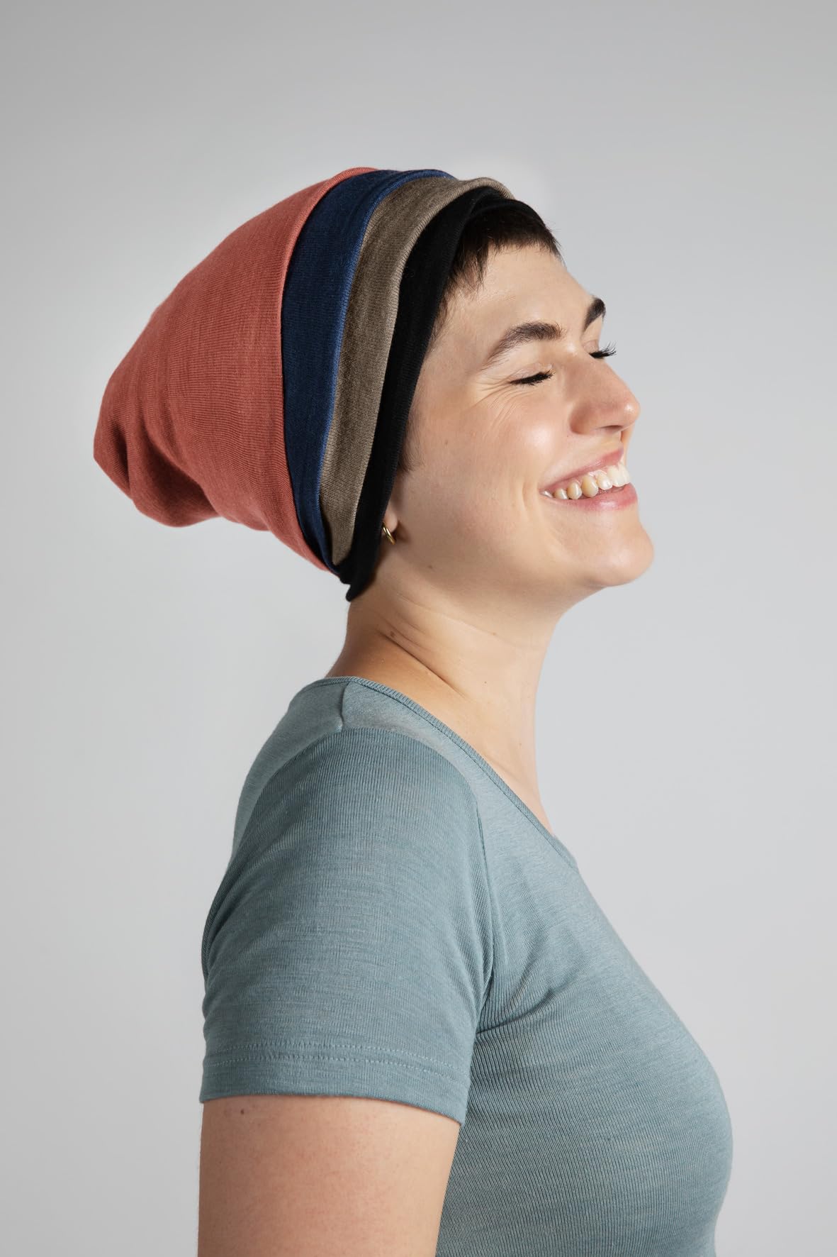 Engel Natur, Merino czapka damska/męska, 70% wełna (kbT), 30% jedwab