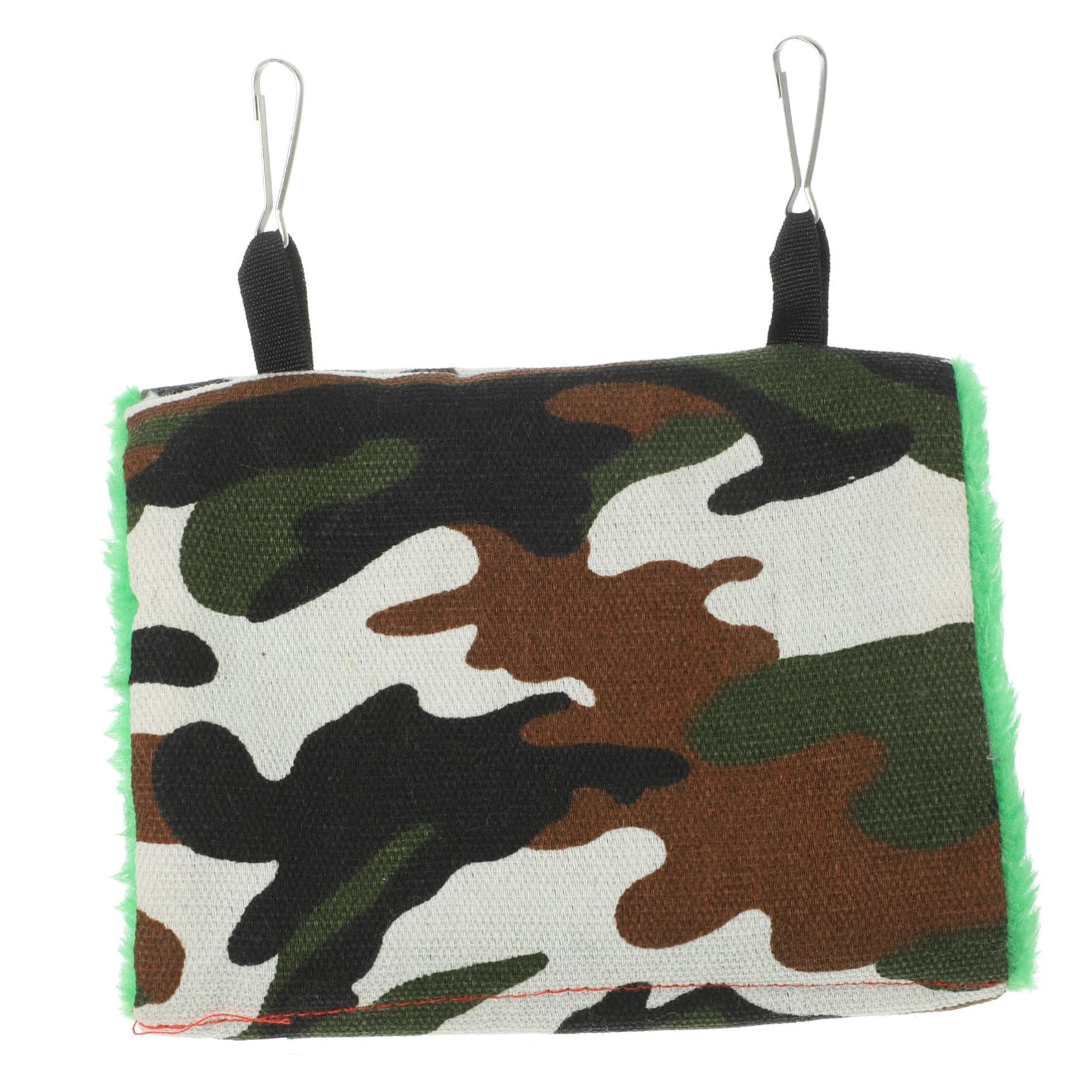 GALPADA Bird Plush House Parrot Hammock Cozy Hanging Nest for Birds Bird Bed for Sleeping and Playing Easy to Install Present for Bird Lovers Camo