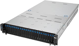 Serverplattform ASUS 2U RS720A-E12-RS24U/10G/2.6kW/24NVMe/GPU 90SF02E1-M00C00 AMD x 2 DDR5 x 24 24 x 2.5 SATA/SAS/NVME PSU 1+1