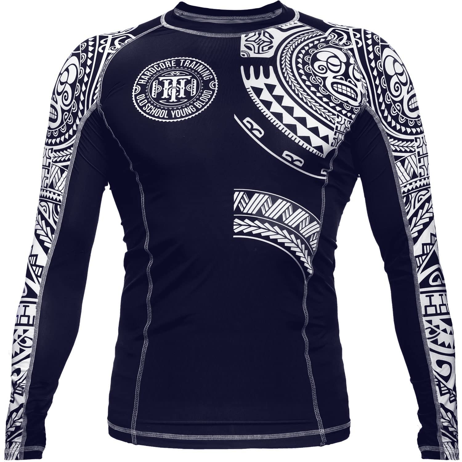 Hardcore Training Rash Guard Men's Chemise de Compression Homme MMA BJJ Fitness Arts Martiaux No Gi Grappling Boxe Workout