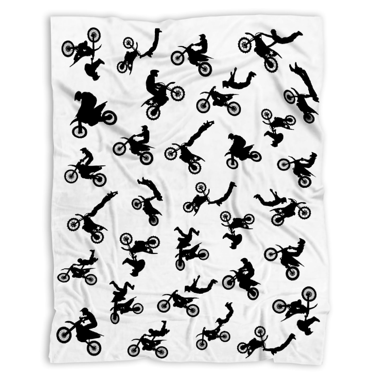 Dirt Bike Blanket Gift for Boys Kids Motorcycle Blanket Stuff