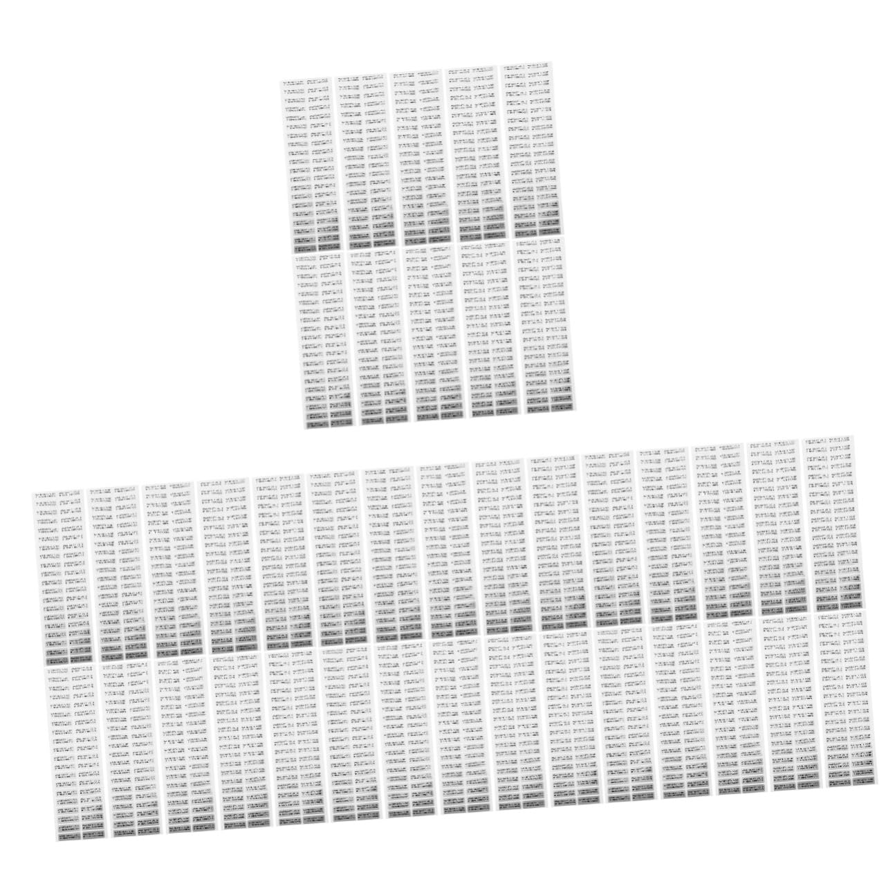 SHINEOFI 1600pezzi Etichette Adesive Antifrode e Facili Applicare Resistenti e Versatili Per Elettronici Abbigliamento e