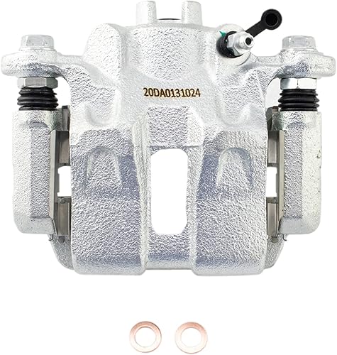 Miniatura 6 de TRQ Kit de rotor y pinza de freno de cerámica trasera con pastillas de freno con productos químicos compatibles con Odyssey